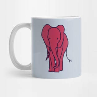 Viva Magenta Color of the Year 2023 Elephant Mug